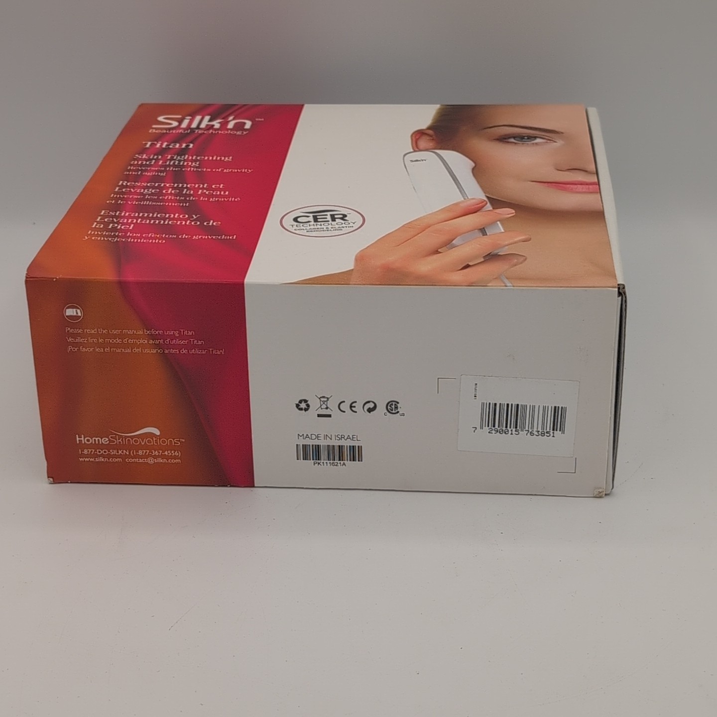 Silk’n Titan Skin Tightening & Lifting Device RF LED Anti Aging (Open Box *Read)