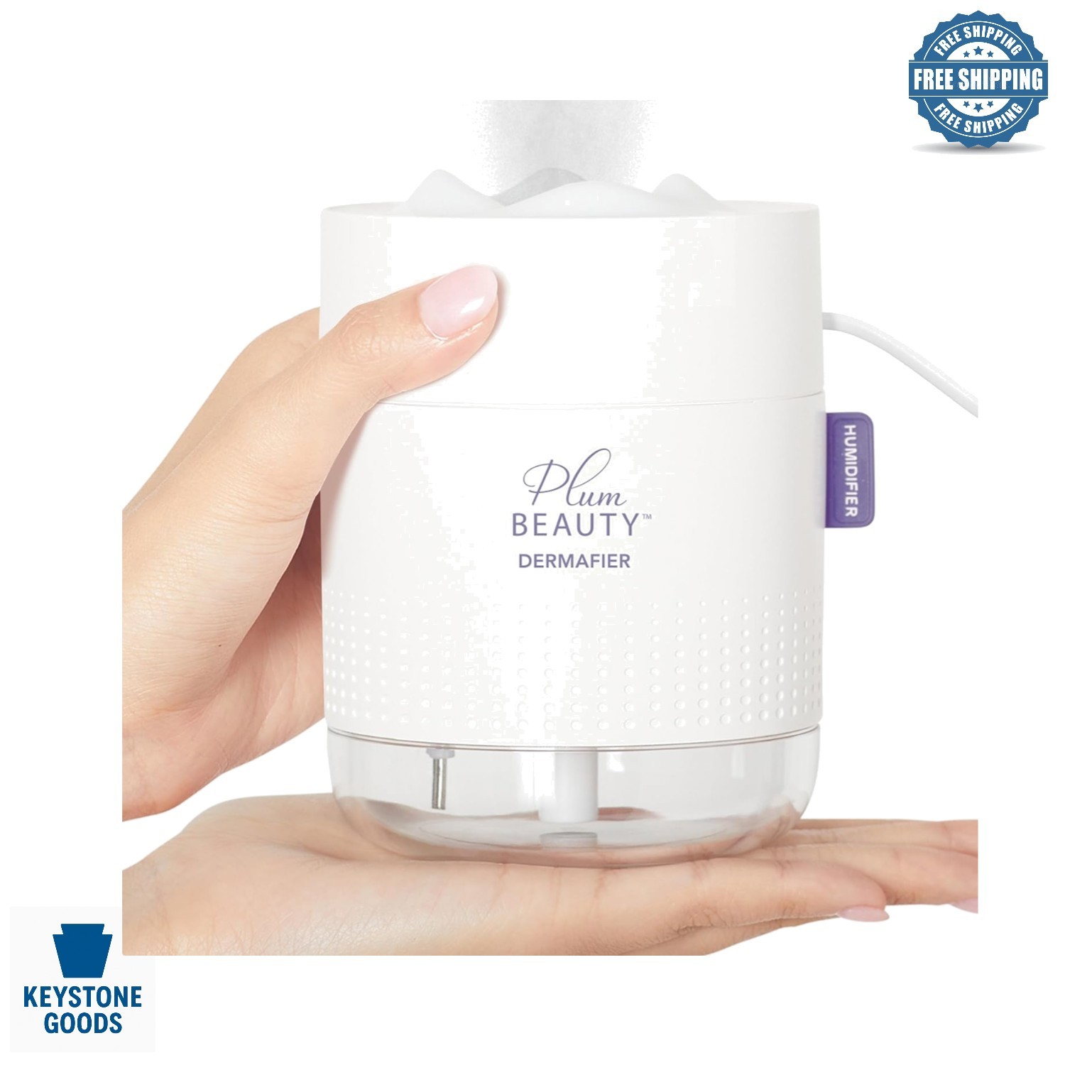 Portable Nano Ionic Face Steamer with 2 Settings – Deep Clean & Hydrate