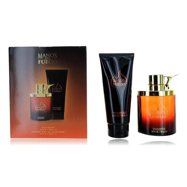 Manos De Fuego bxmano2 Mens Caliente by Manos De Fuego Gift Set – 2 Piece