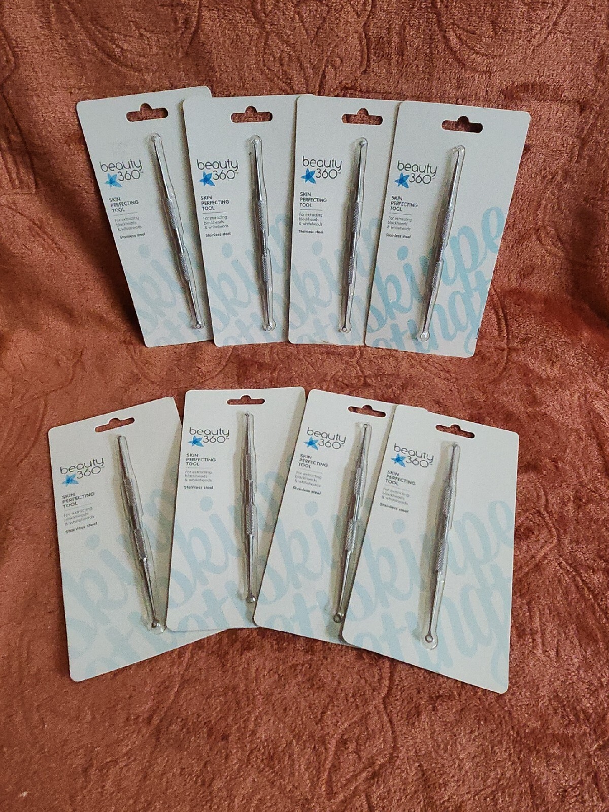 (8) CVS BEAUTY 360 SKIN PERFECTING TOOL FOR REMOVING BLACKHEADS/WHITEHEADS. NEW