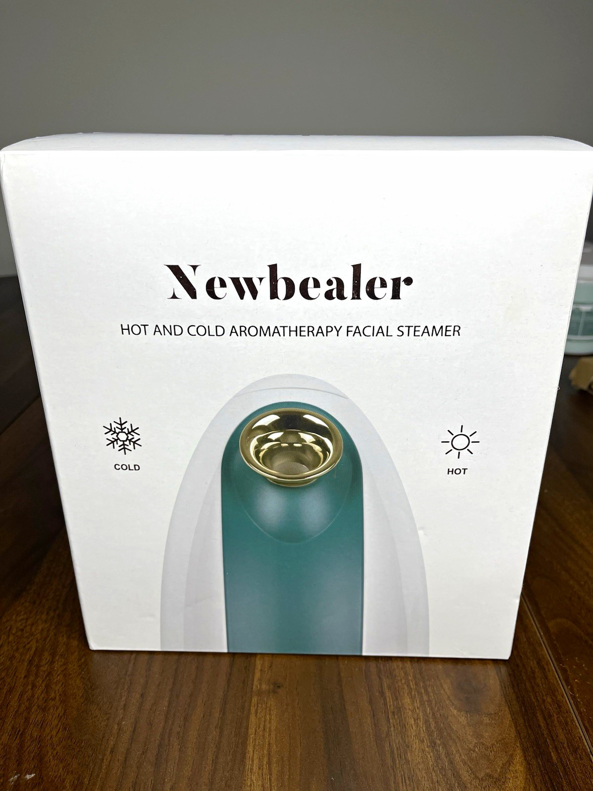 Newbealer Hot & Cold Facial Steamer for Clogged Pores w/ Brush & Accessories