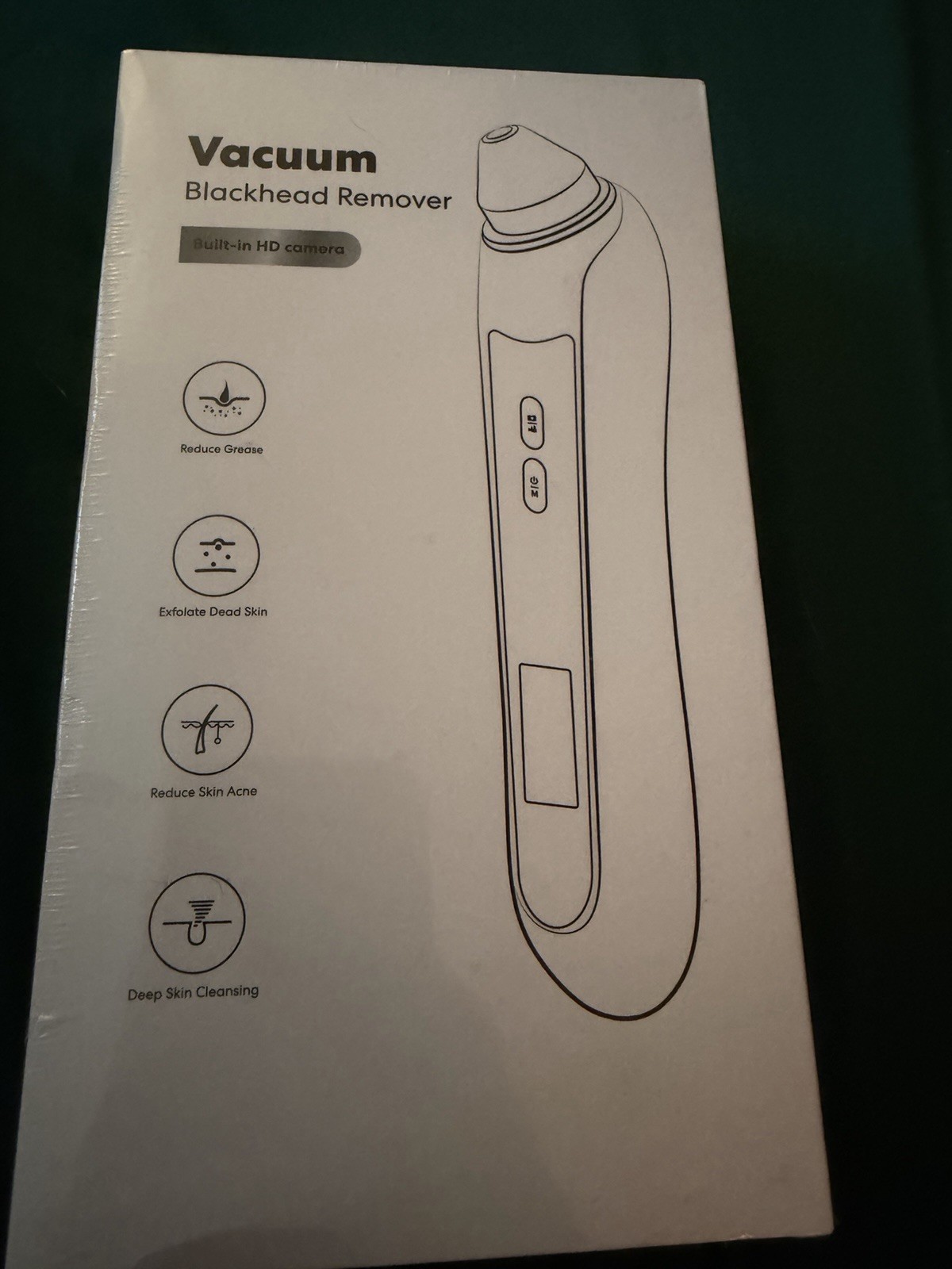 NEW Vacuum Blackhead Remover with HD Camera WiFi Facial Pore Cleaner H200 6 Tips