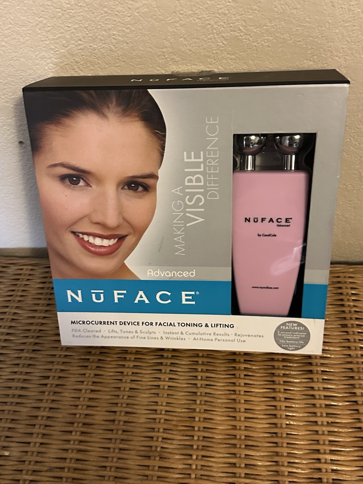 NUFACE Advanced –Pink Advanced Facial Microcurrent Device In Box
