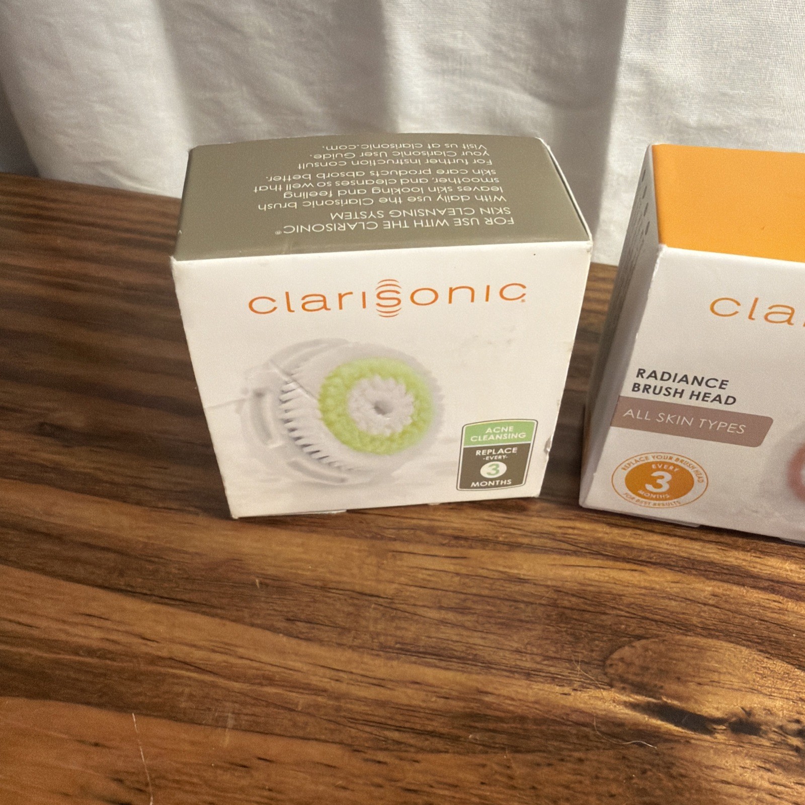 3 Clarisonic Facial Cleansing Brush Head Replacements Mia New