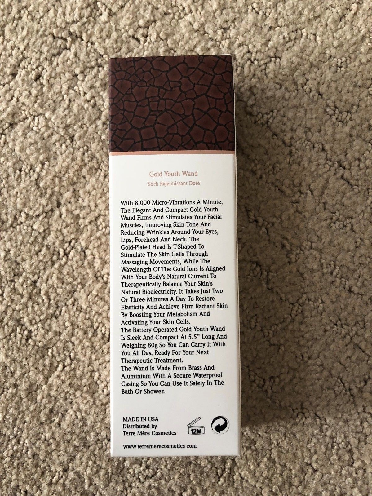 NIB* TERRE MERE COSMETICS 24K GOLD YOUTH WAND – MSRP $128