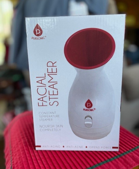 Pursonic Facial Steamer Hot Mist Moisturizing Spa New in Box