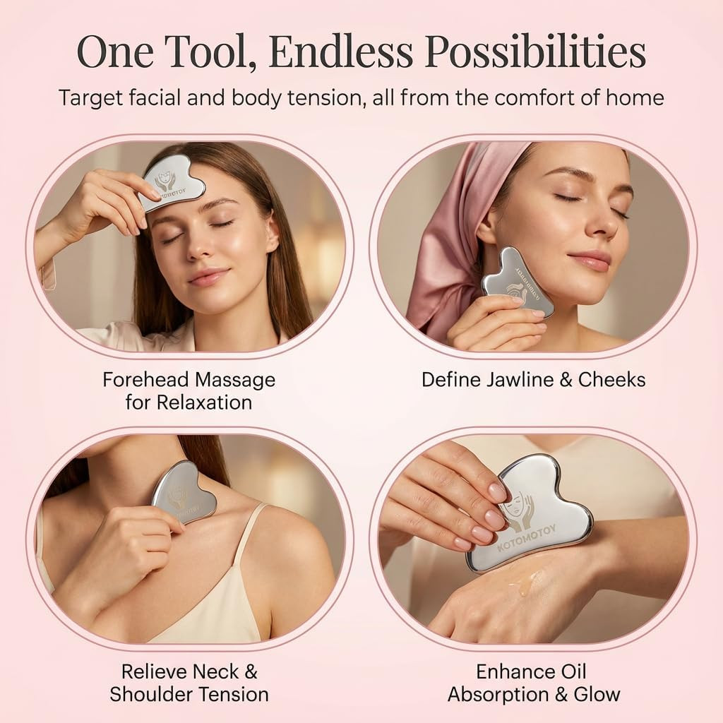 Lymphatic Contour Face Brush for Sculpting, Lymphatic Face Brush Gua Sha Facial