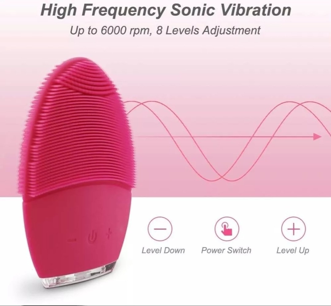 Yunchi Sonic FACIAL 8 Speed Waterproof CLEANSING BRUSH Yunchi Y2 PINK |
