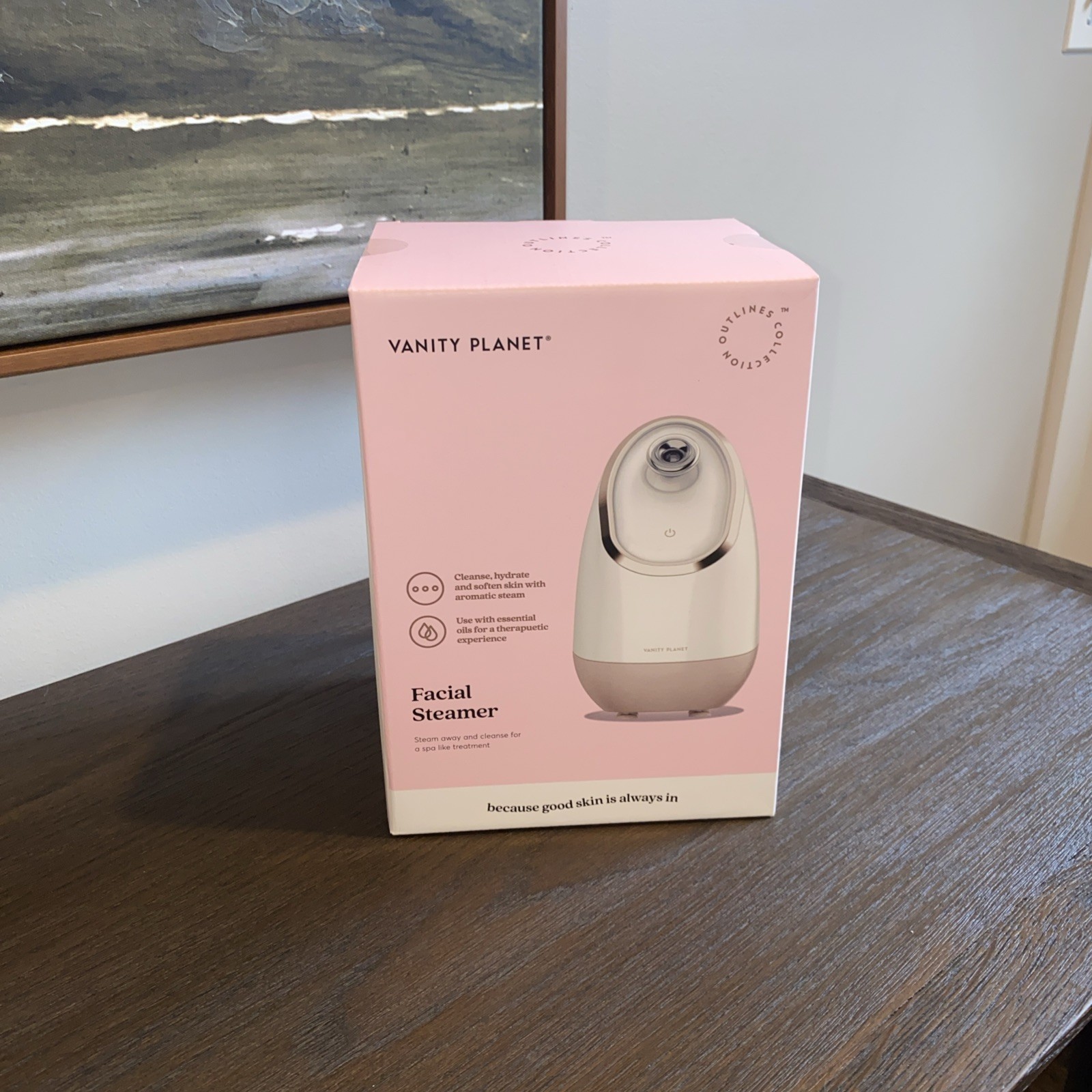 Vanity Planet Facial Steamer Cleanse Hydrate Softens Skin VNT06112