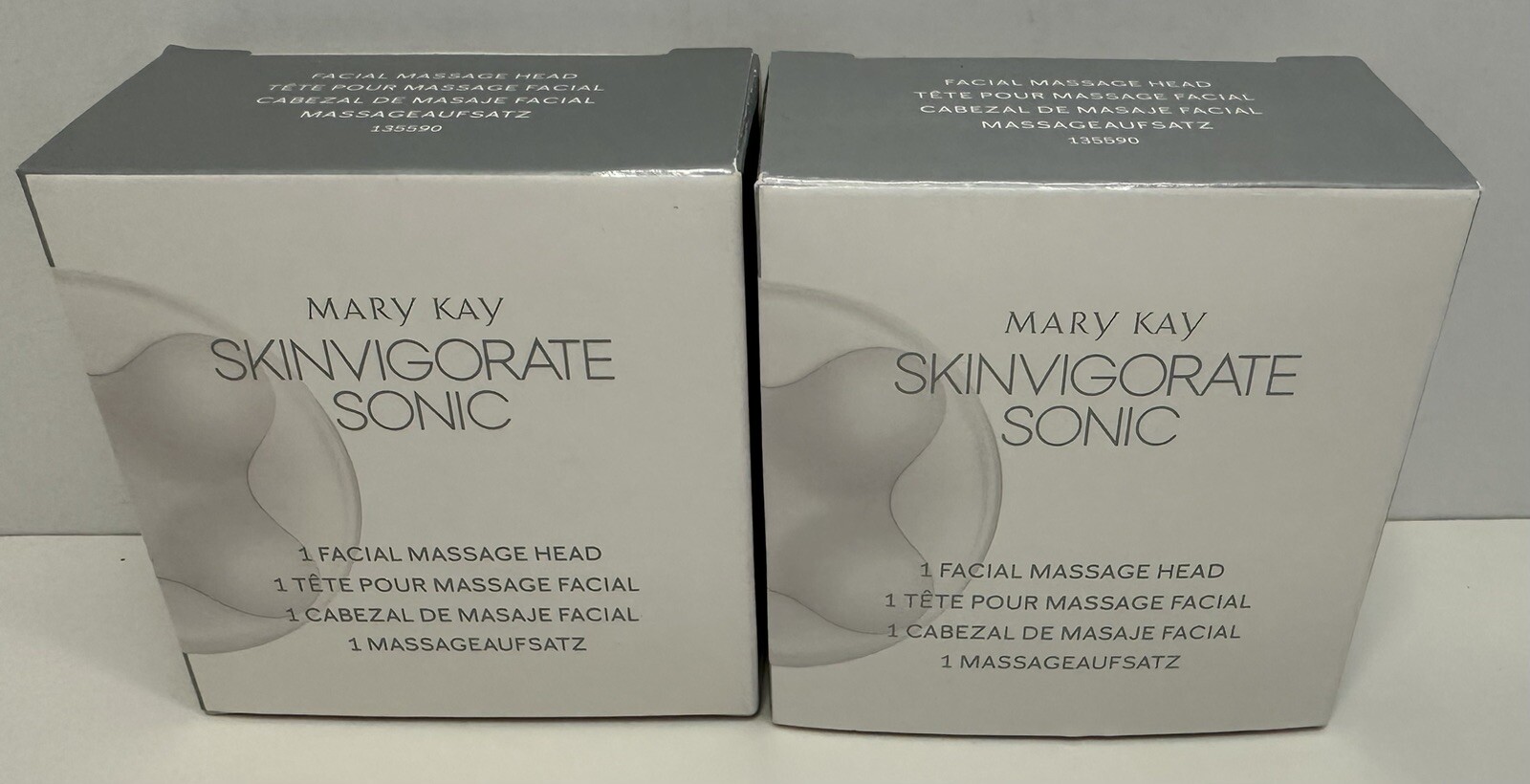 New NIB Mary Kay SKINVIGORATE SONIC 1 Facial Massage Head 135590 Lot Of 2