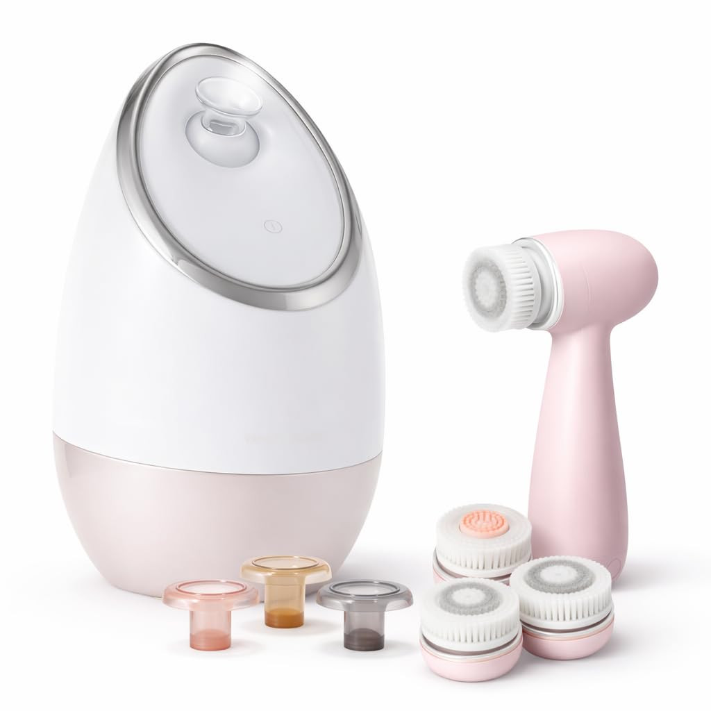 Aira Ionic Facial Steamer + Raedia 2.0 Facial Cleansing Brush (Pink) Bundle – Pr