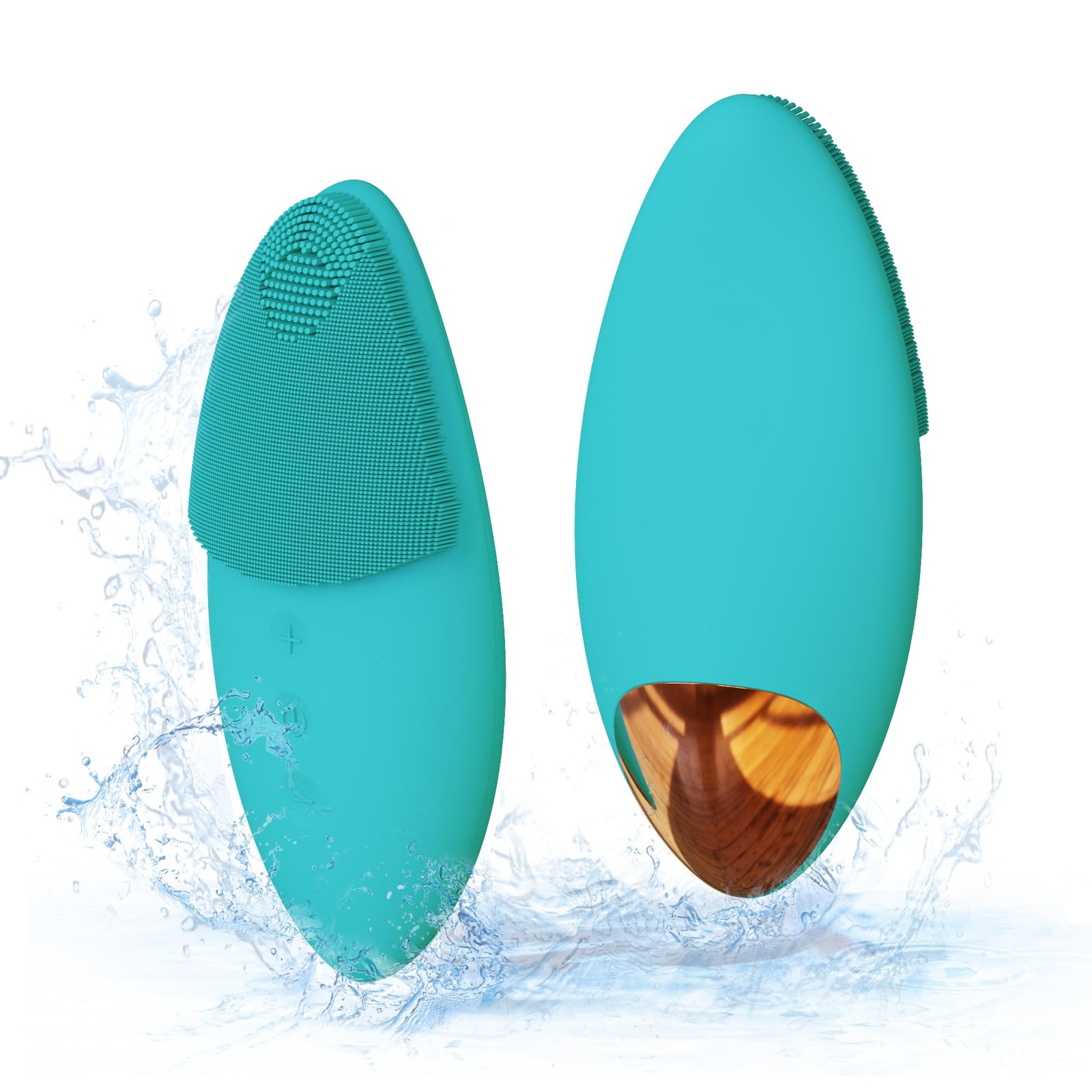 12-Speed Gentle -Cleansing Brush, Rechargeable Silicone Scrubber, Deep-Cleani…