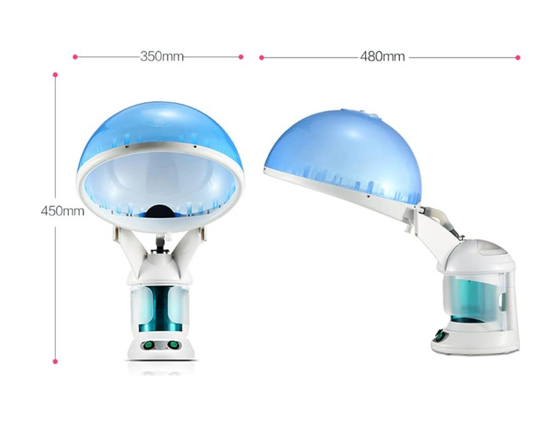 Vaporizador 2 en 1 cabello y rostro con ozono UV hidratación profunda, Nuevo
