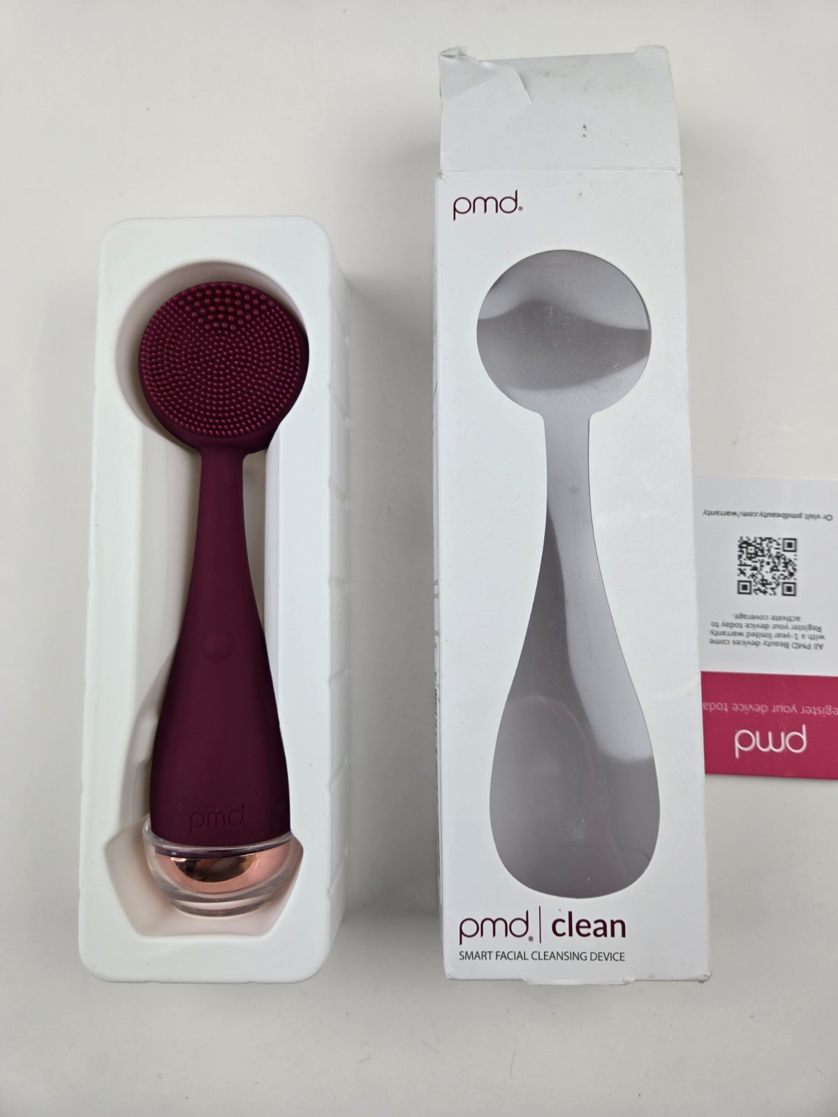 PMD Clean – Smart Facial Cleansing Device with Silicone Brush & Anti-Aging