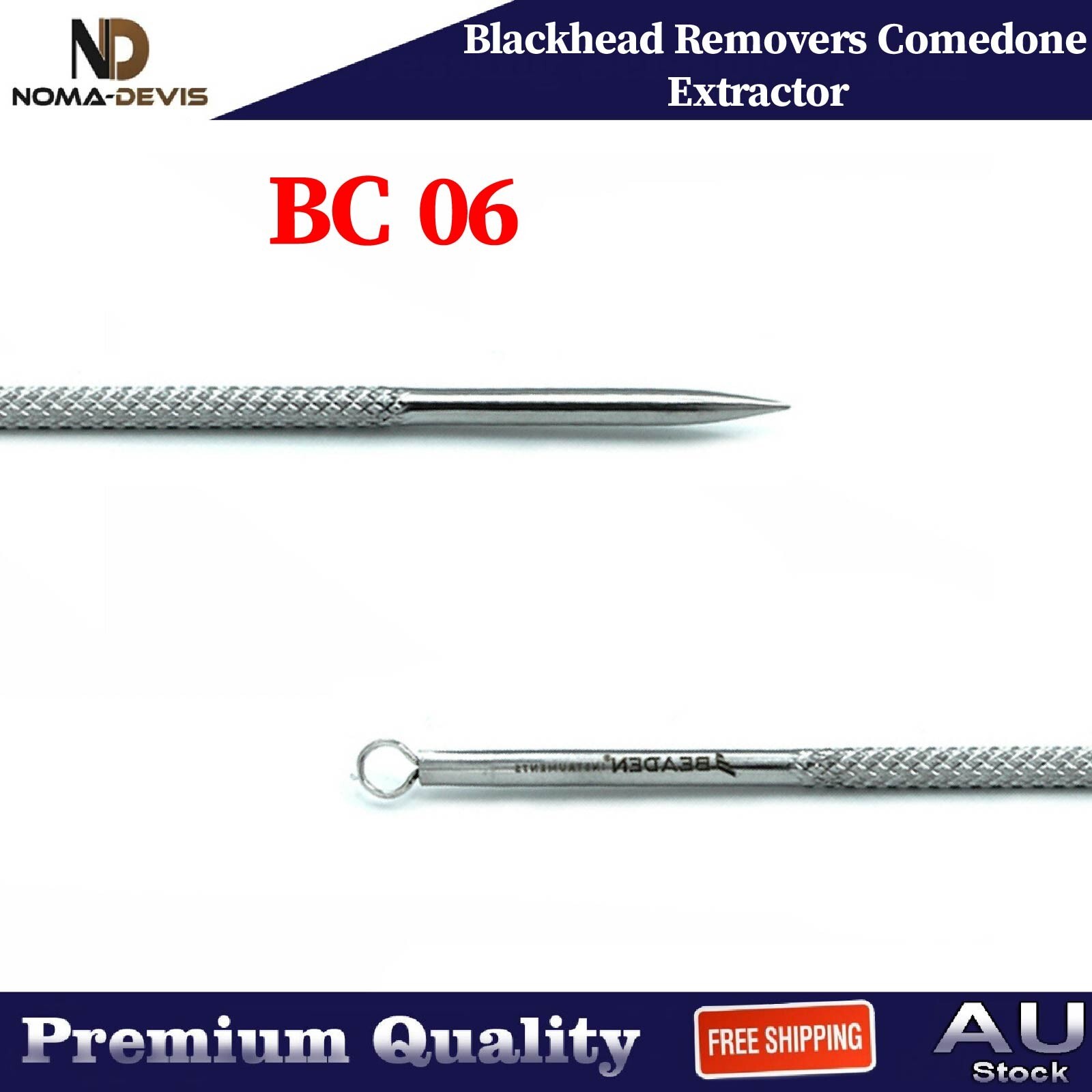 Comedone Extractor Womens Skin Care Acne Blemish Blackhead Removers BC 06