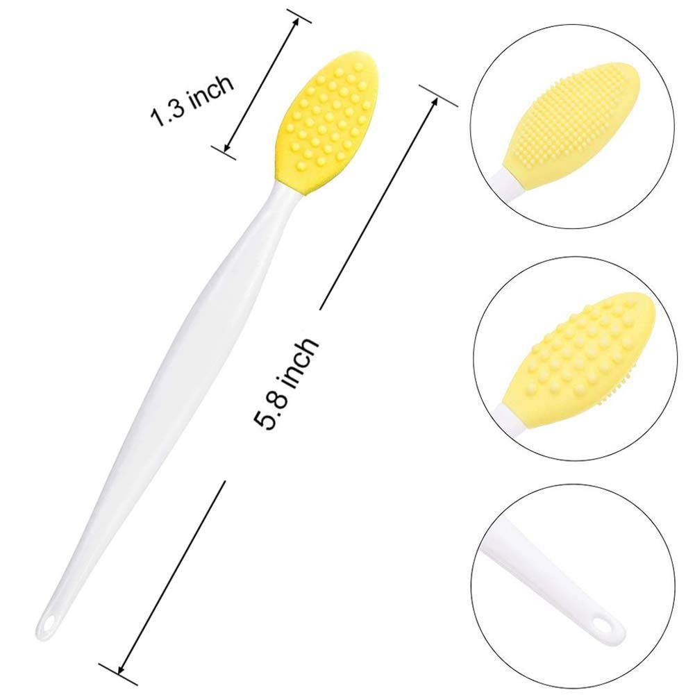 5-Piece Silicone Facial Cleansing Brush Set for Exquisite Lip Care & Exfoliation