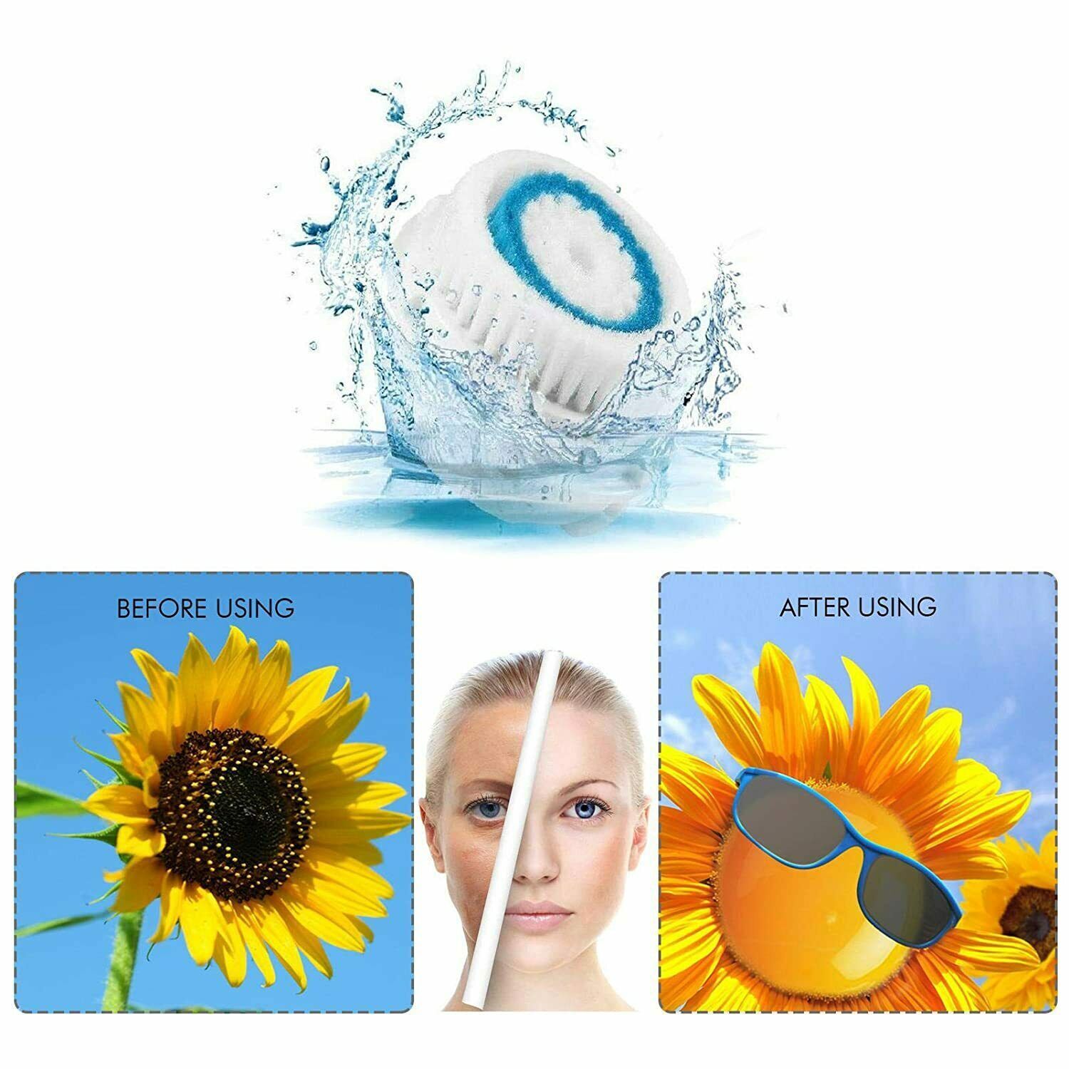 12 Pack NEW Deep Pore Replacement Brush Head Fit Clarisonic Mia 1 2 3