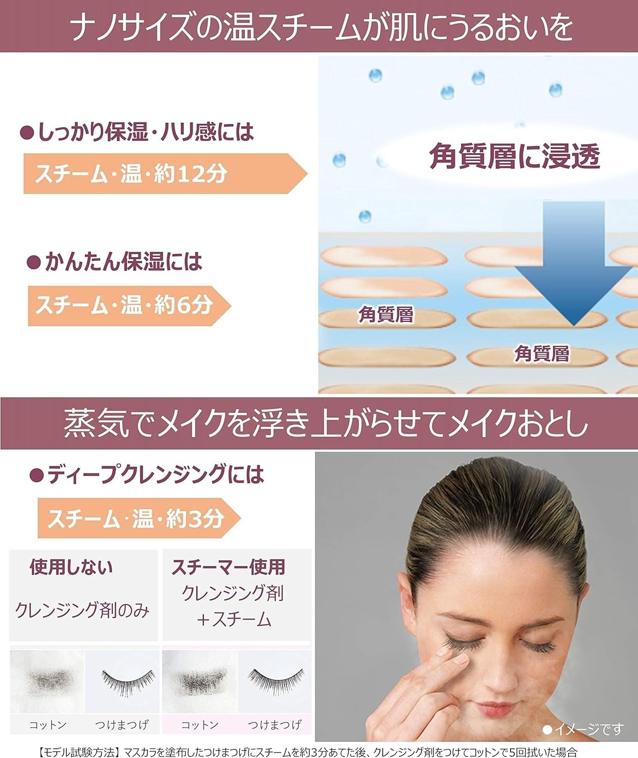 Panasonic EH-SA3A-P Nanocare Facial Steamer Compact Type Pink AC100V F/S New
