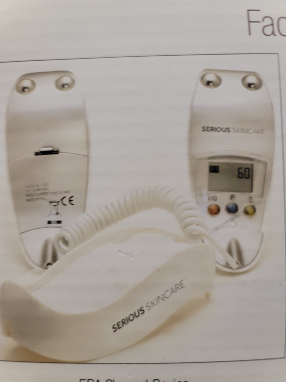 Serious Skincare The EGG Microcurrent+ Facial Toning System New Open Box