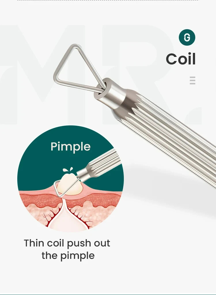 Blackhead Remover Acne Removal Needle Professional Pimple Spot Popper Skin Care