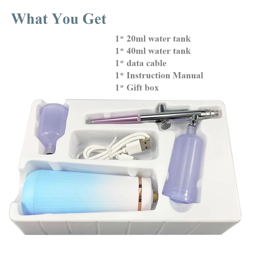 High Pressure Nano Facial Oxygen Steamer Fine Mist Deep Moisturizing Handlepiece