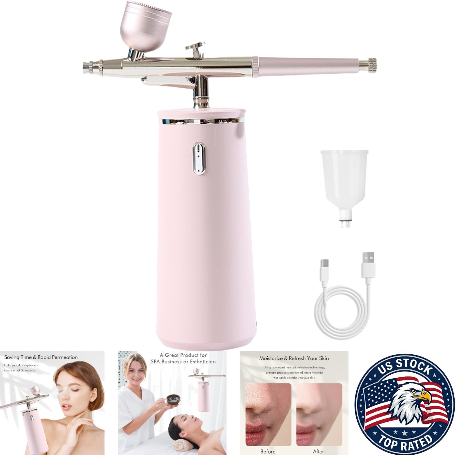 High-Pressure Facial Steamer – Portable Skin Rejuvenation Solution for Home Use