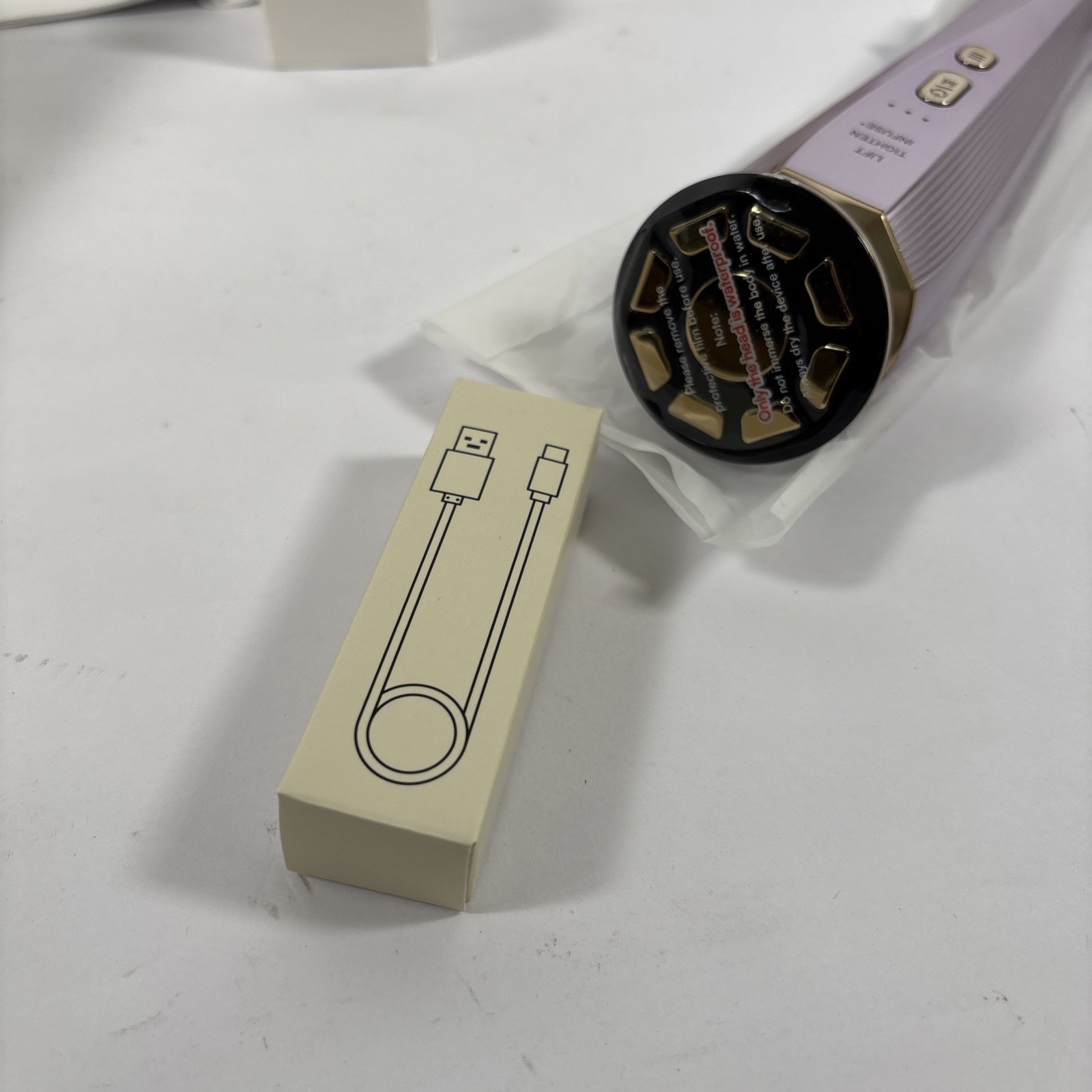 INIA Flare 3-in-1 Microcurrent Facial Device Red Light Therapy for Face and Neck
