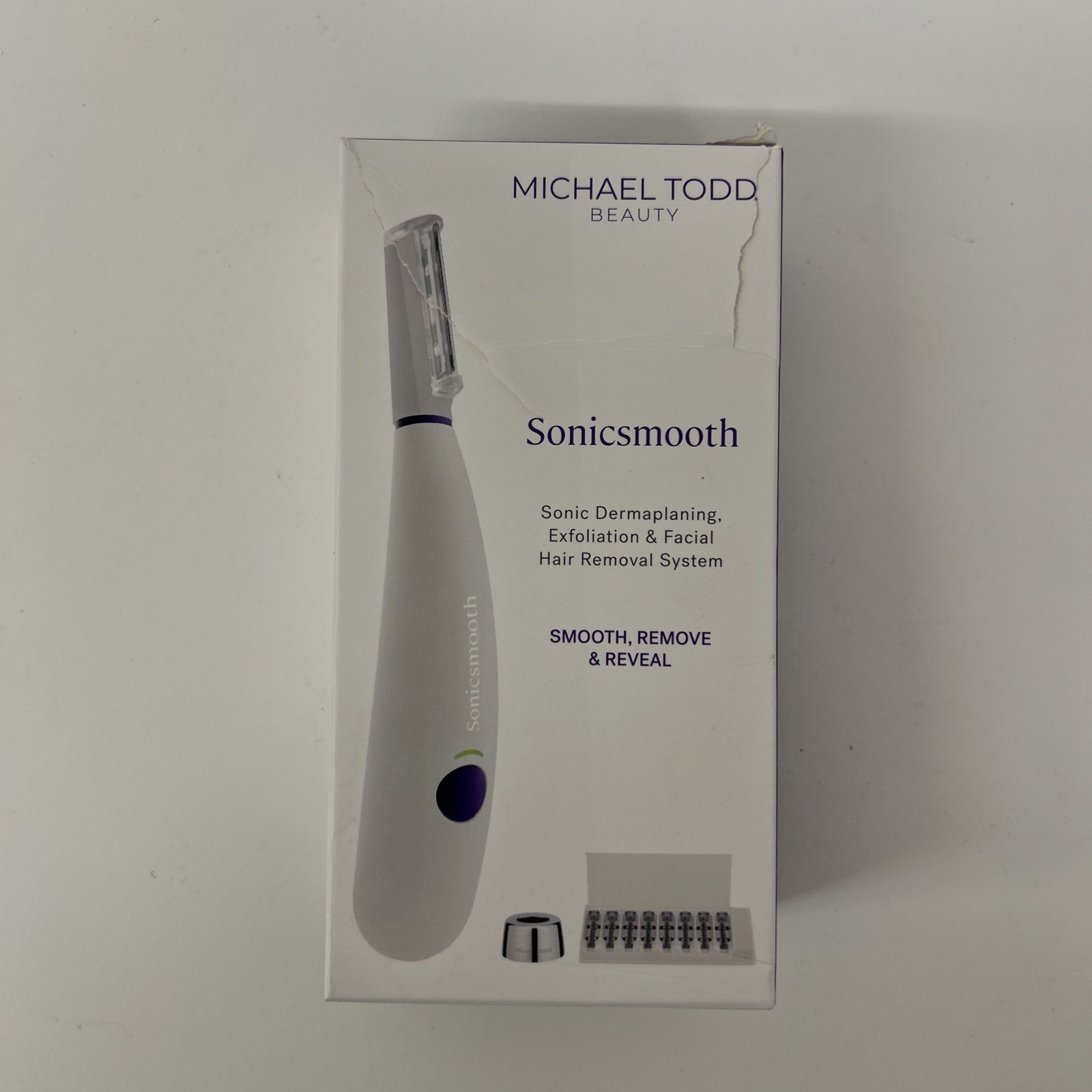 Michael Todd Original Beauty Sonicsmooth Facial Hair Removal System White