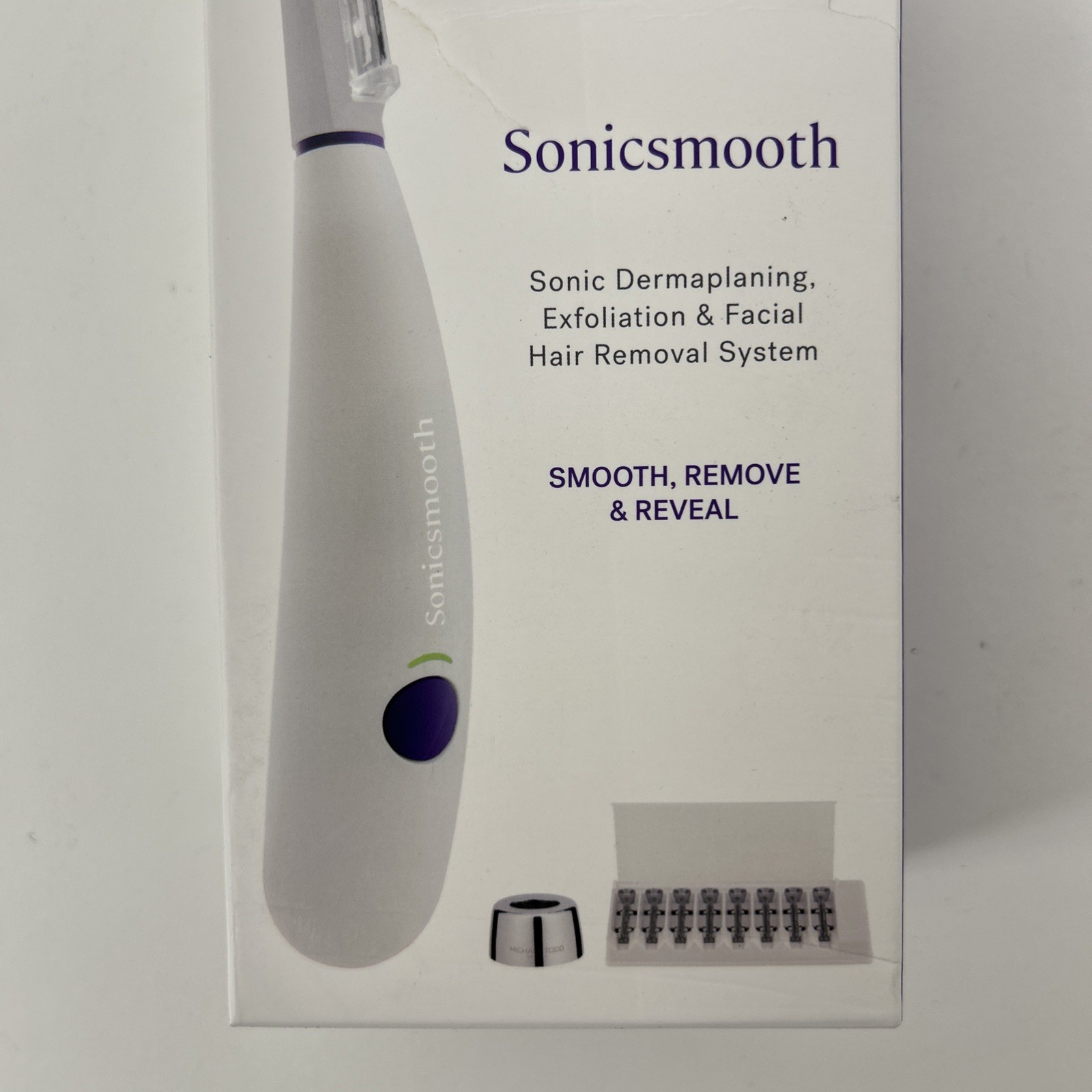 Michael Todd Original Beauty Sonicsmooth Facial Hair Removal System White