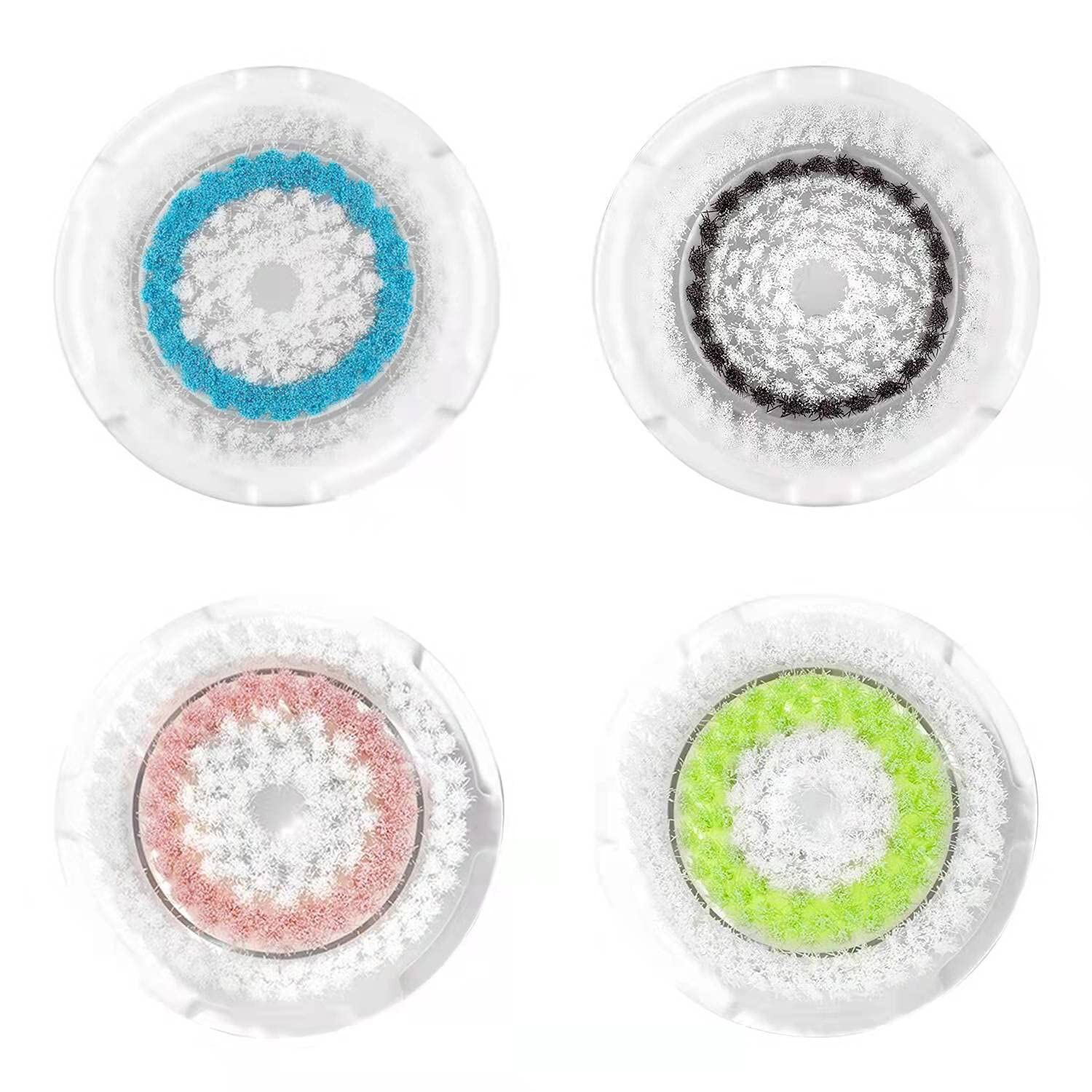 4Pcs Facial Brush Head Replacements Mia 1,2,3 Aria Smart Pro Fits All Clarisonic