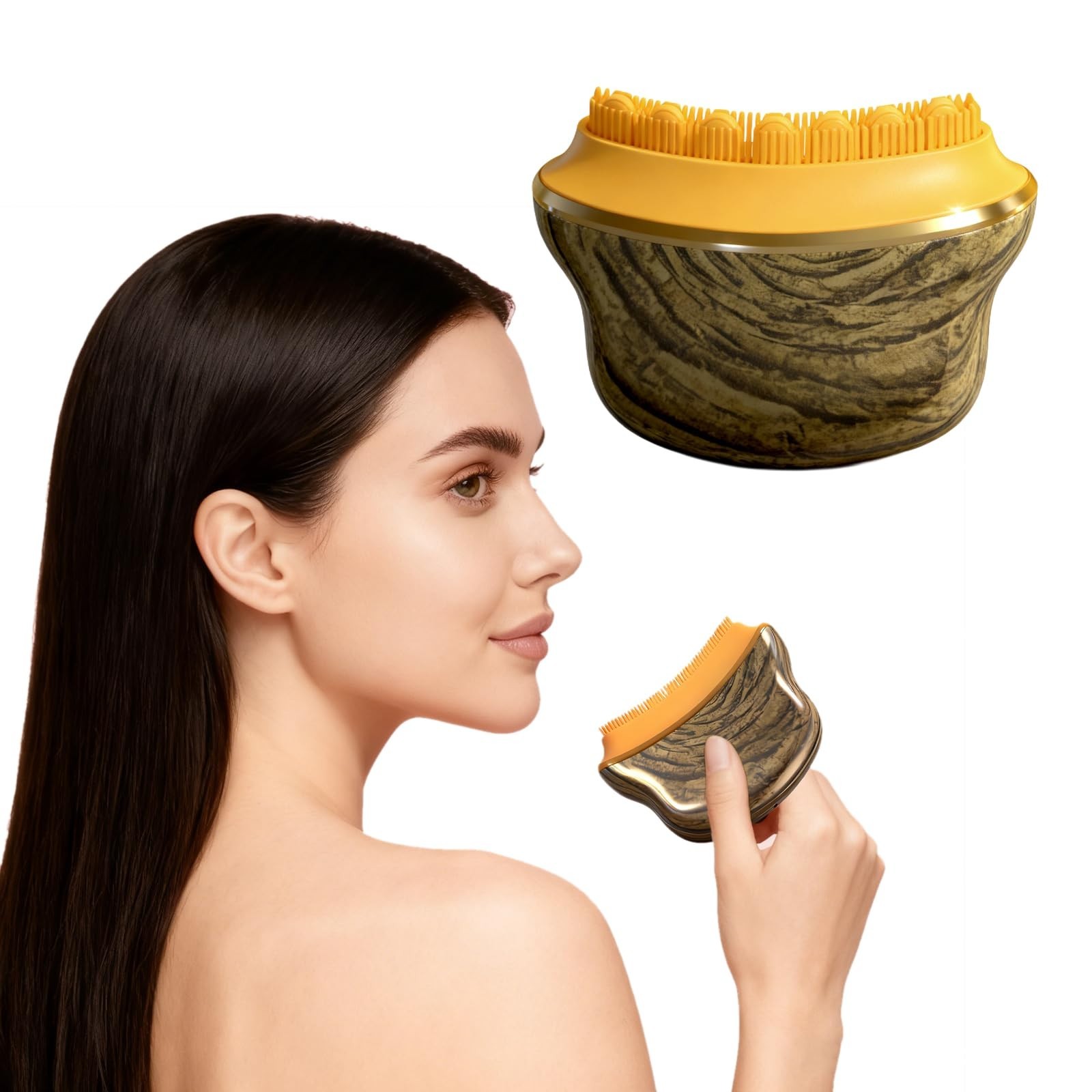Silicone Facial Cleansing Brush – Anti-Puffiness, Detox, Sculpting, Skin Glow &