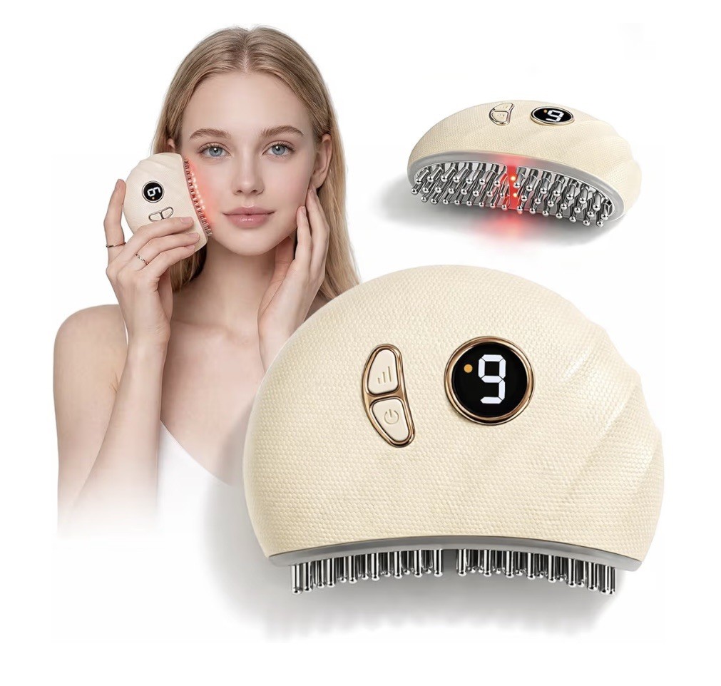 Lymphatic Sculpting Massager:Vibration and Heat,Ergonomic Multi-Needle Design