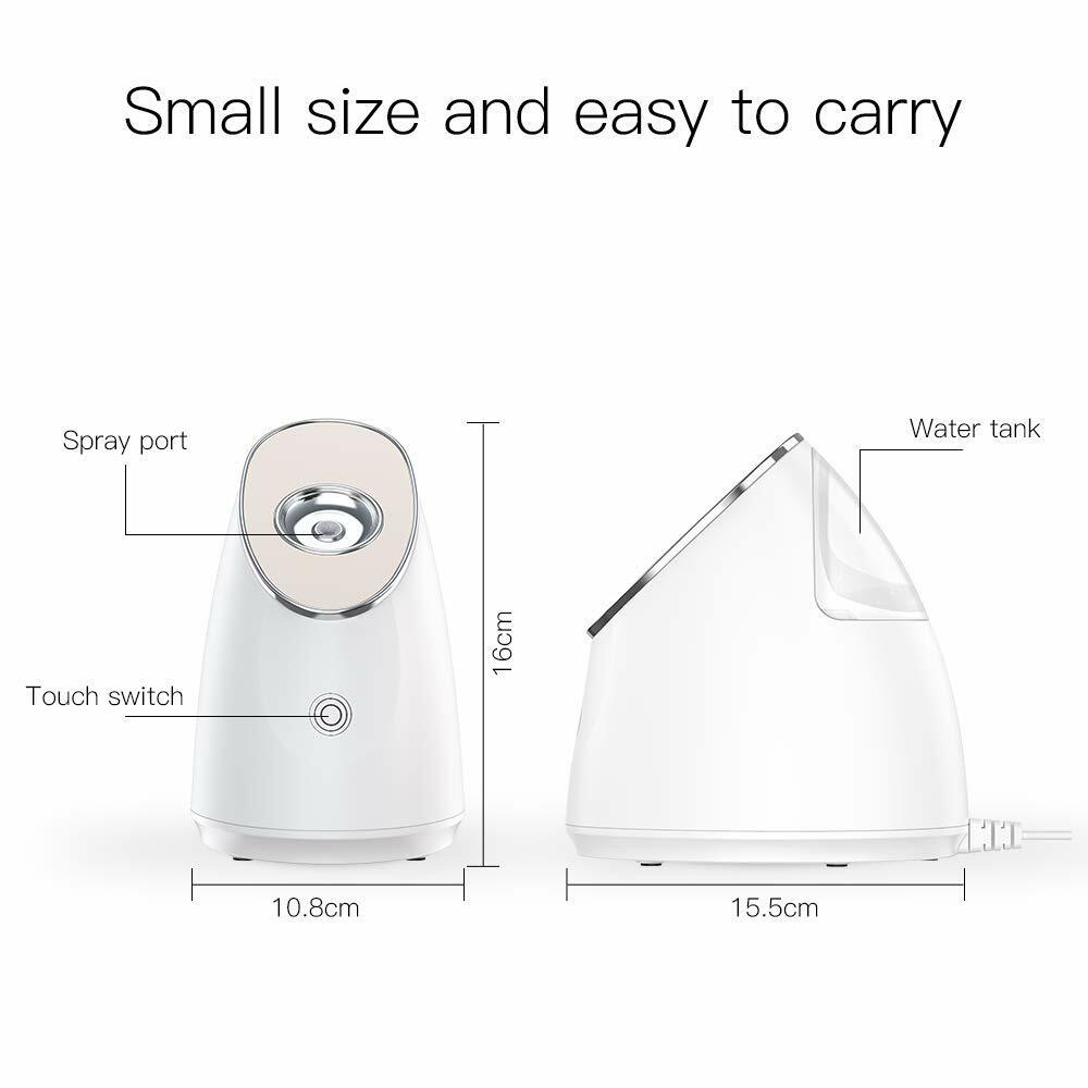 Zenpy Nano Ionic Facial Steamer – Warm Mist Face Spa Humidifier – 100ml Open Box