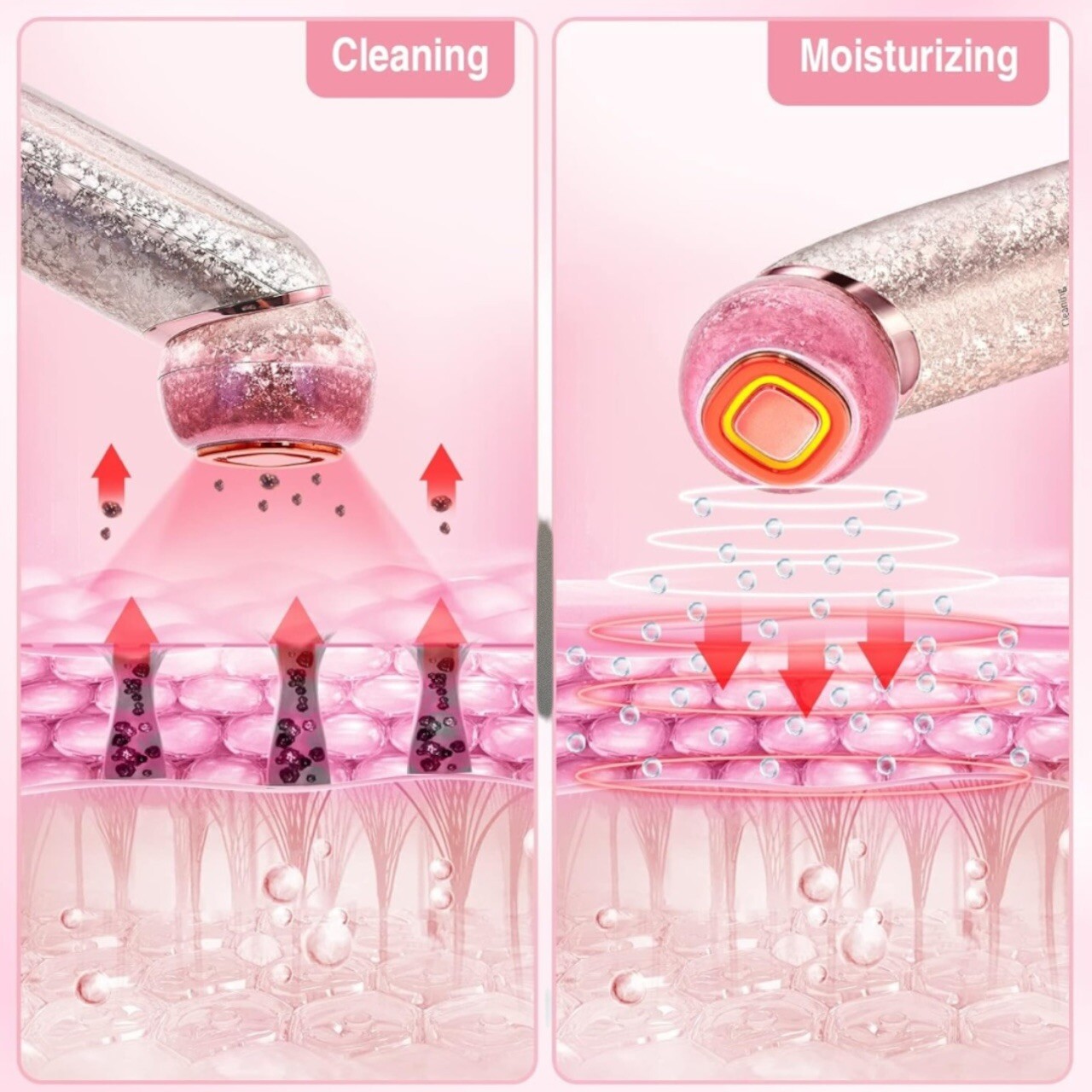 Mesmooth Radio Frequency Facial Machine, Skin Therapy Wand, lon Therapy.