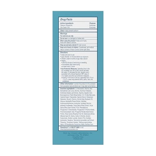 Blue Lizard Sheer Face Mineral SPF 50 Sunscreen 1.7 Fl Oz (Pack of 1),