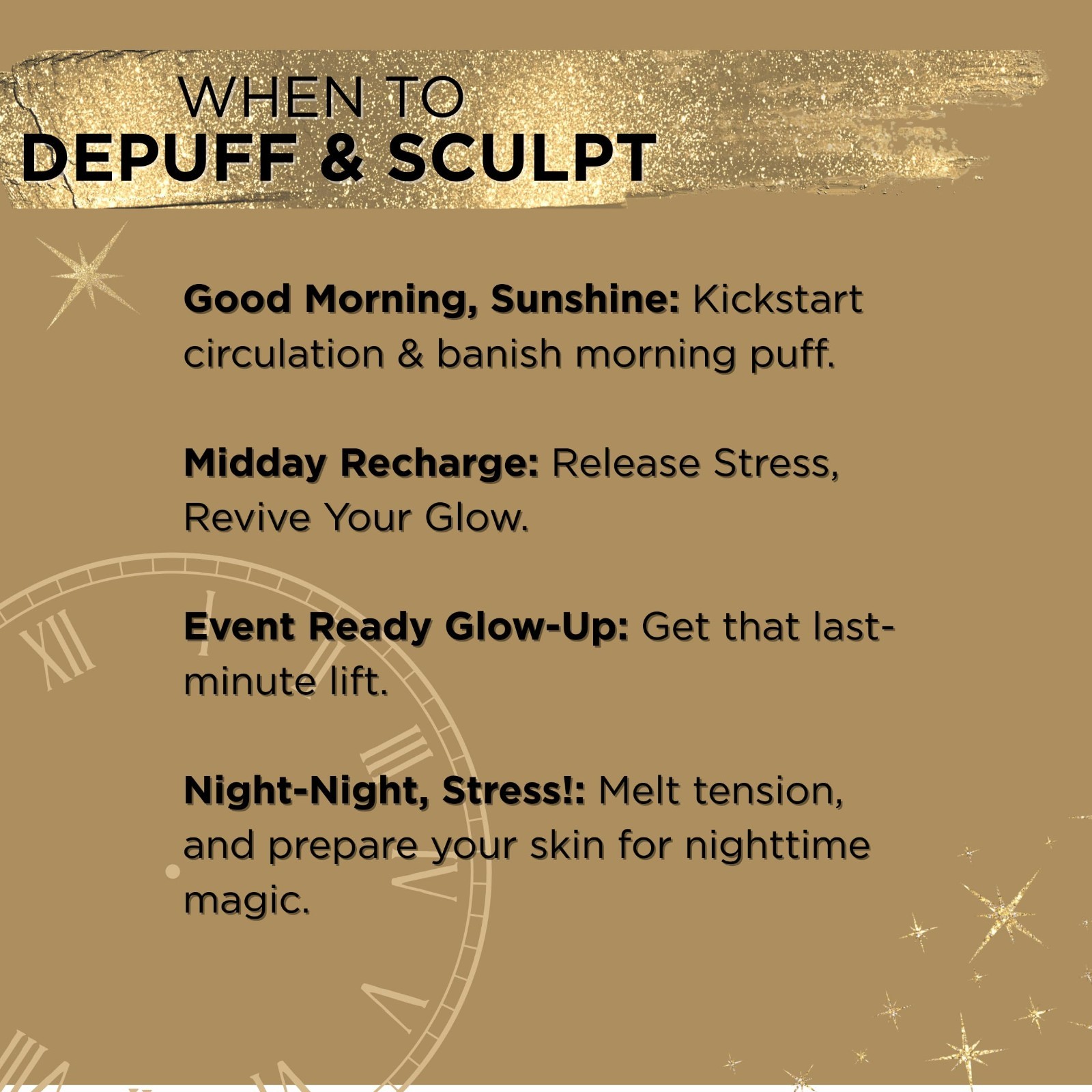 Lymphatic Contour Brush Set for Face Sculpting, Ultra Soft Bristles, Reduces Puf