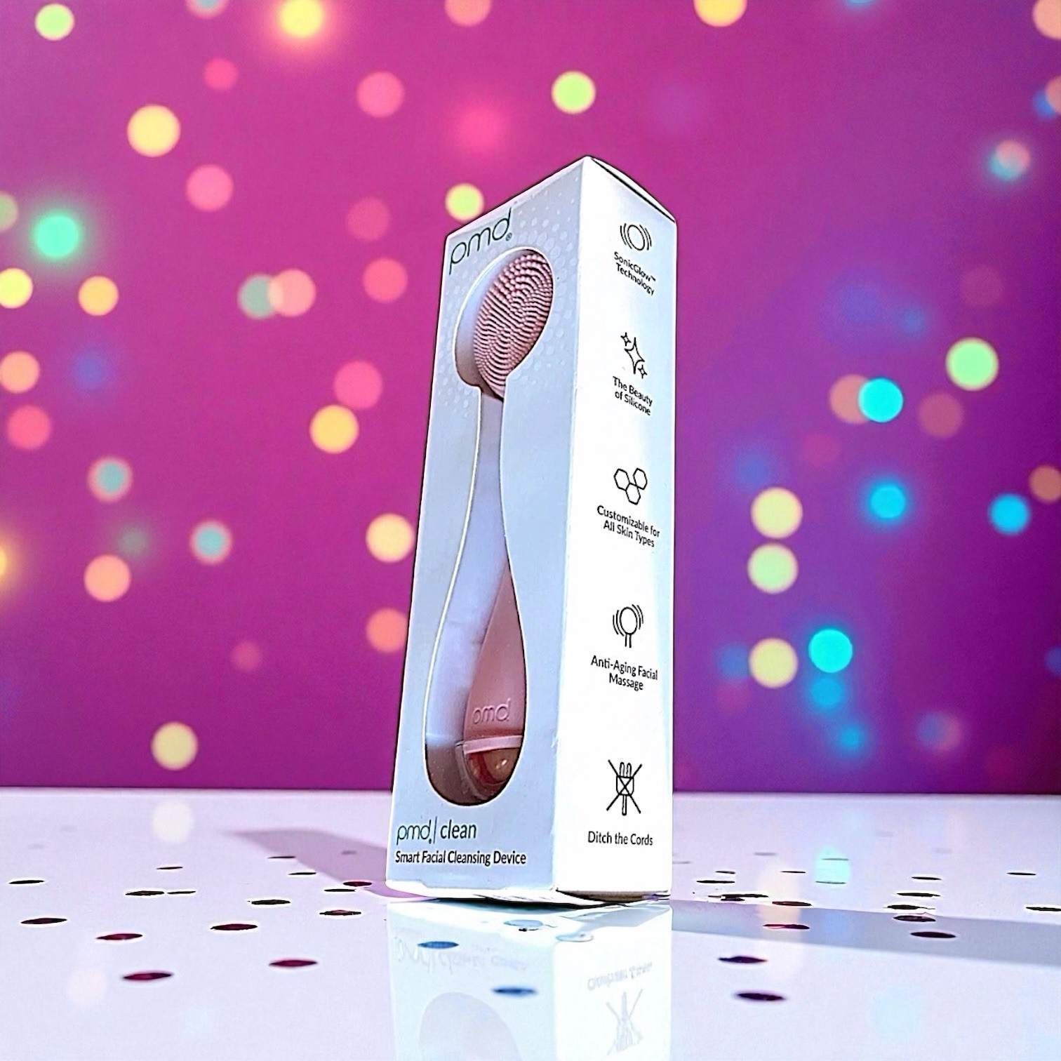 PMD Beauty Clean Smart Facial Cleansing Device In Blush New In Box