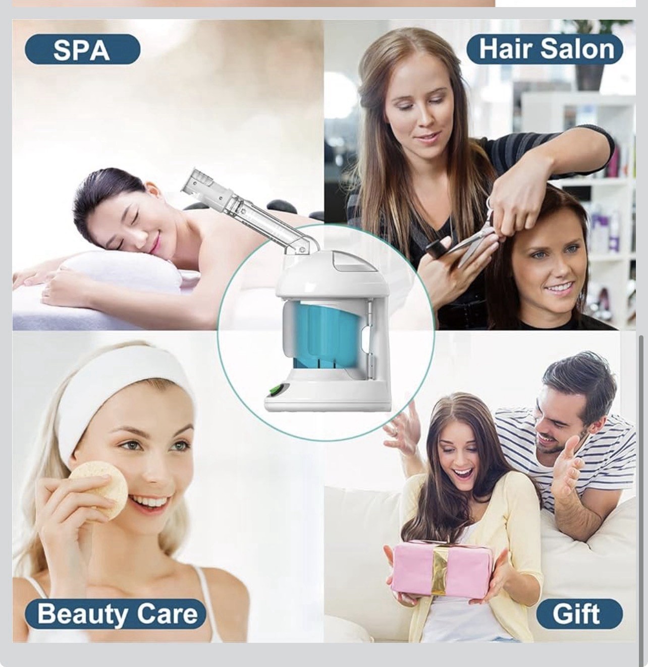 nano ionic facial steamer, Portable Facial Steamer With 360° Rotatable Arm