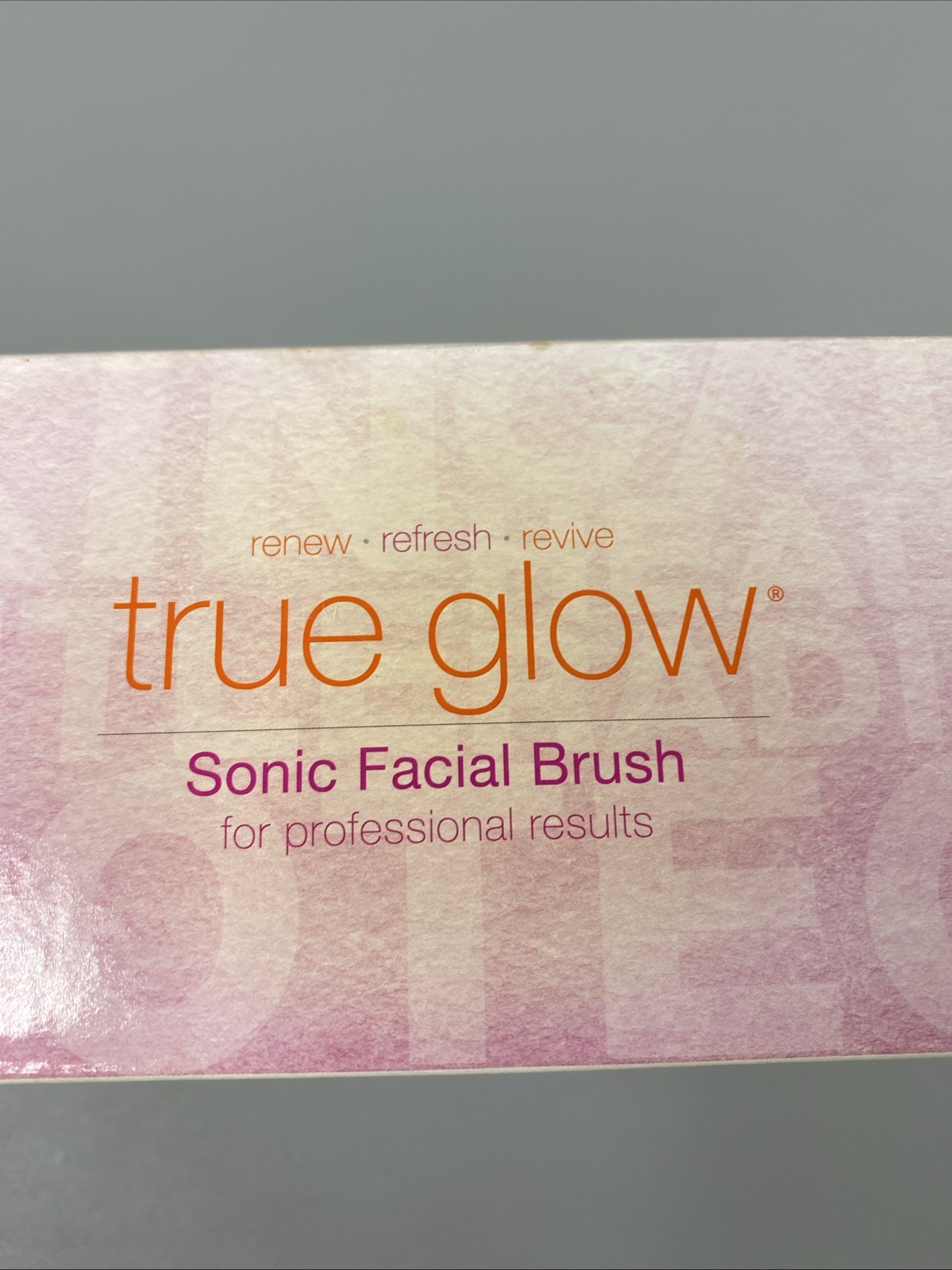 Conair True Glow Sonic Facial Brush Skincare Cleansing Brushes Waterproof Pink