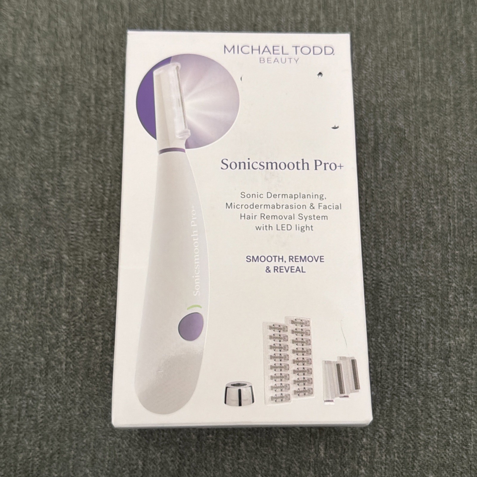 Michael Todd Beauty Sonicsmooth Pro+ Dermaplane Razor for Women Face – Open Bx