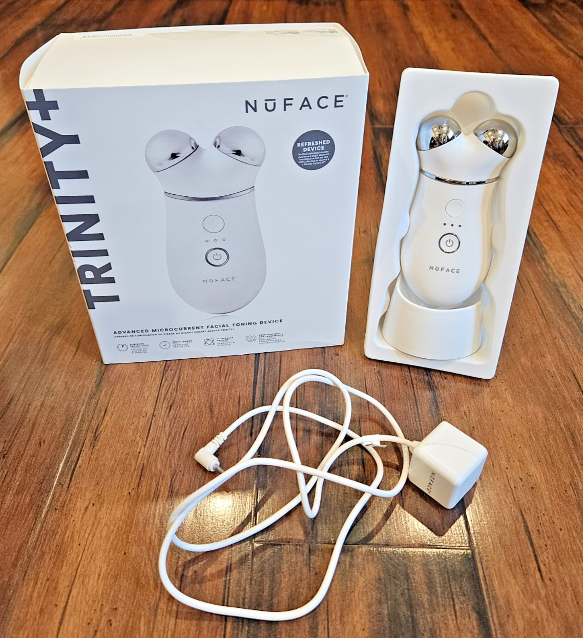 NuFACE TRINITY+ Advance Facial Toning Device + Charging Base
