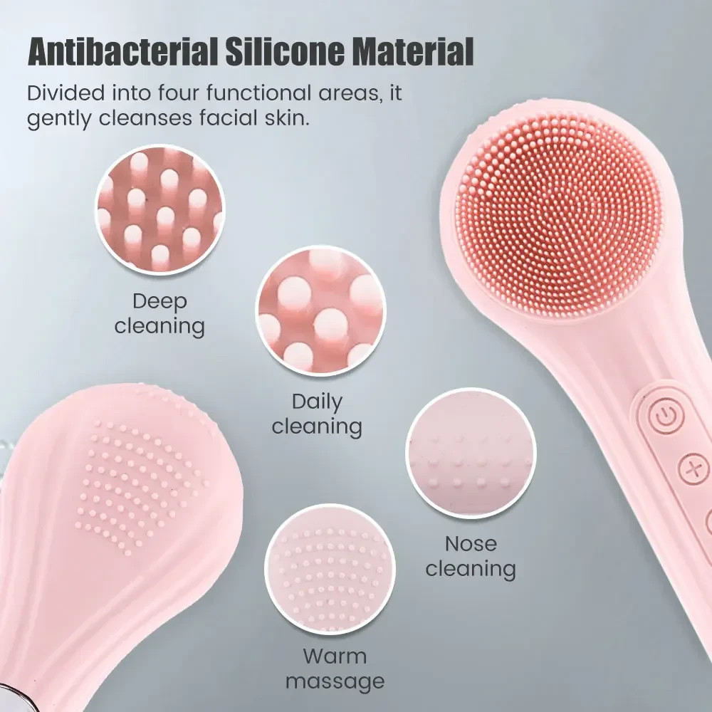Scandic Sonic Glow – USB Rechargeable Silicone Facial Cleansing Brush | Waterpro