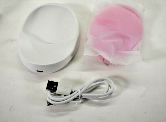 EZ Basic KD303 Sonic Vibrating Facial Cleansing Brush Pink Face Cleaning New