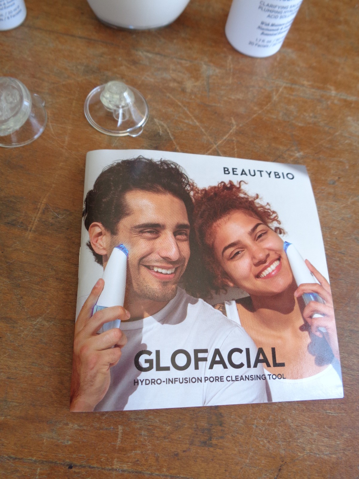 BeautyBio GloFacial Hydro-Infusion Tool W/ Blue Light – No Power Cord