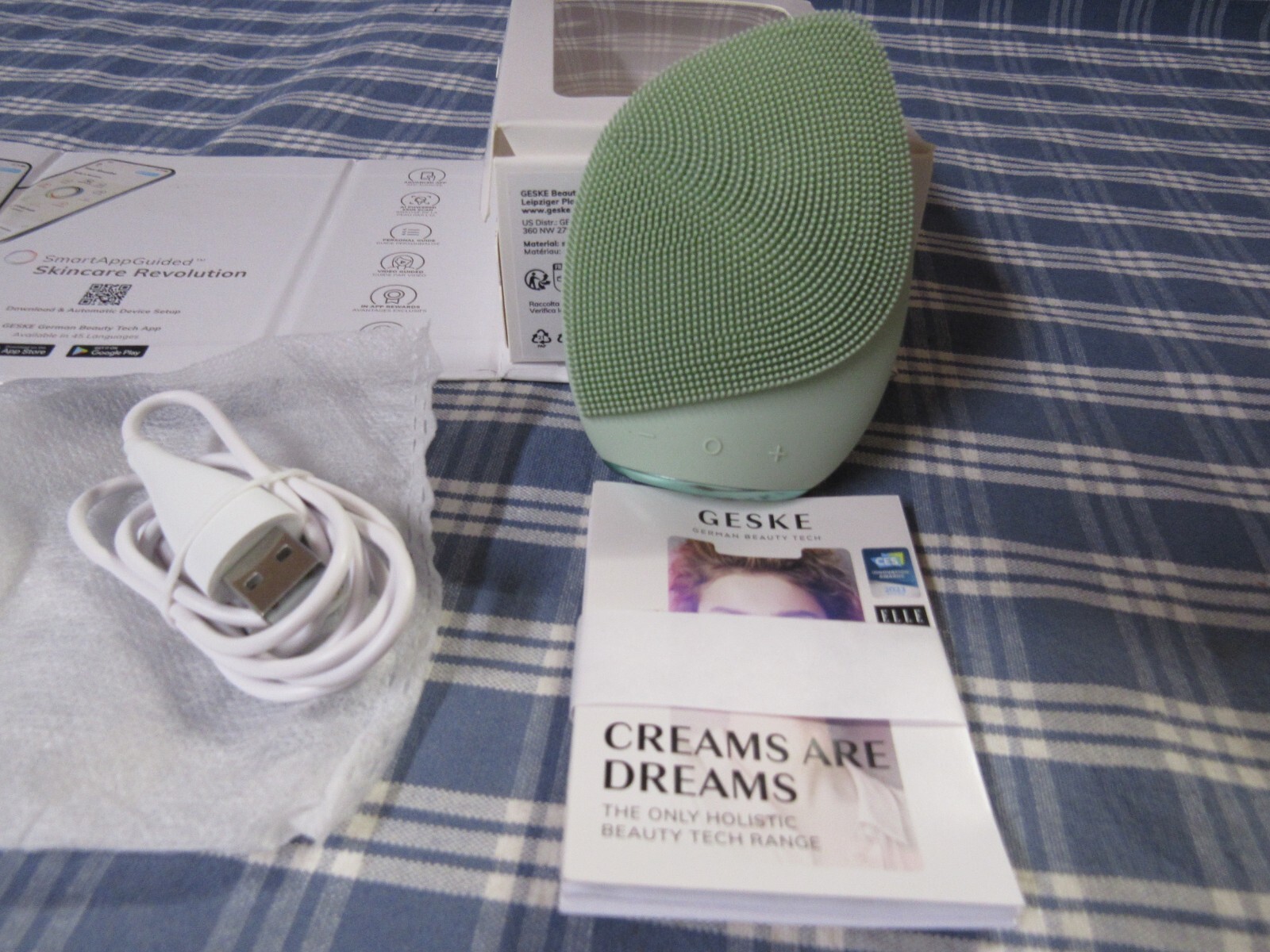 Geske Smart App Sonic Facial Brush 5 In 1 (Open Box Store Display) FREE SHIPPING