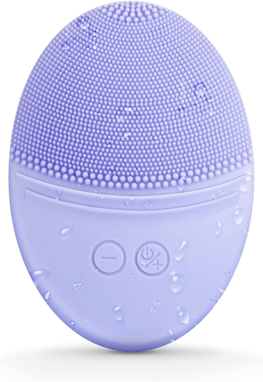 EZBASICS Facial Cleansing Brush Made with Ultra Hygienic Soft Silicone, Waterpro