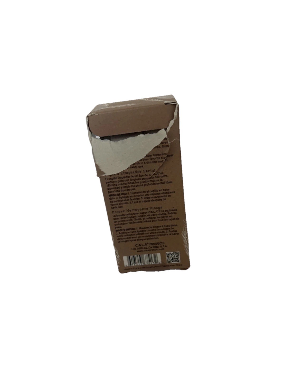 CALA Eco Facial DUAL-ACTION FACIAL CLEANSING BRUSH EARTH