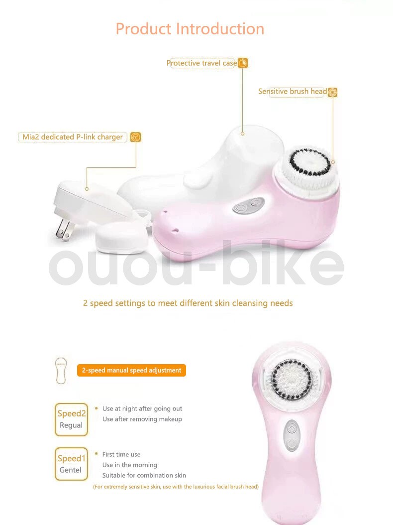 Clarisonic Mia 2 Gentle Sonic Facial Cleansing Device – Charger Included