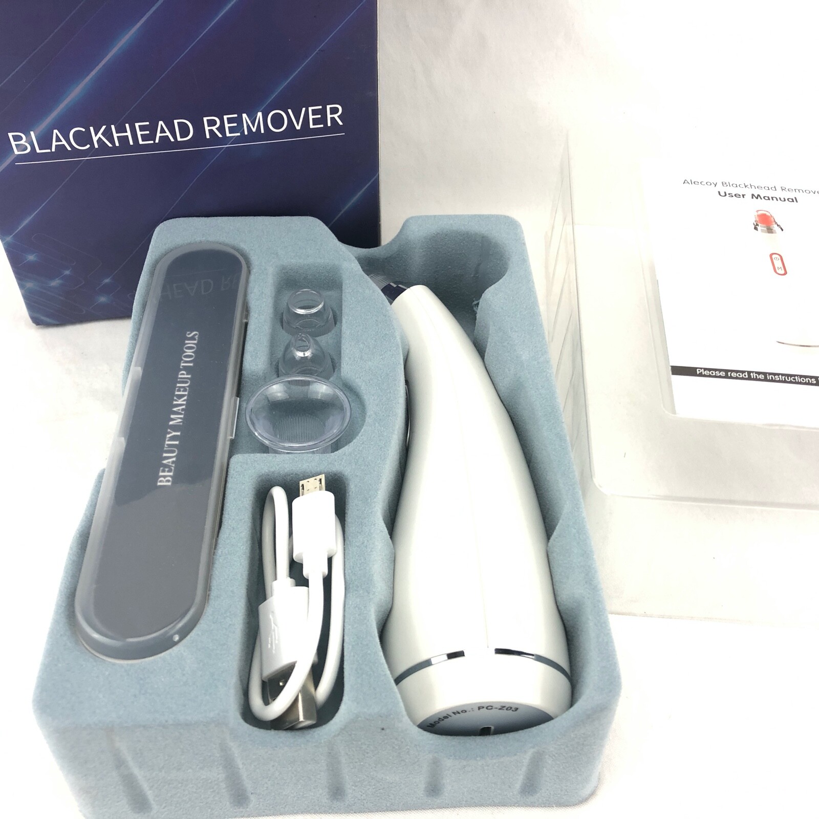 Alecoy Comedo Suction Blackhead Remover USB Rechargeable