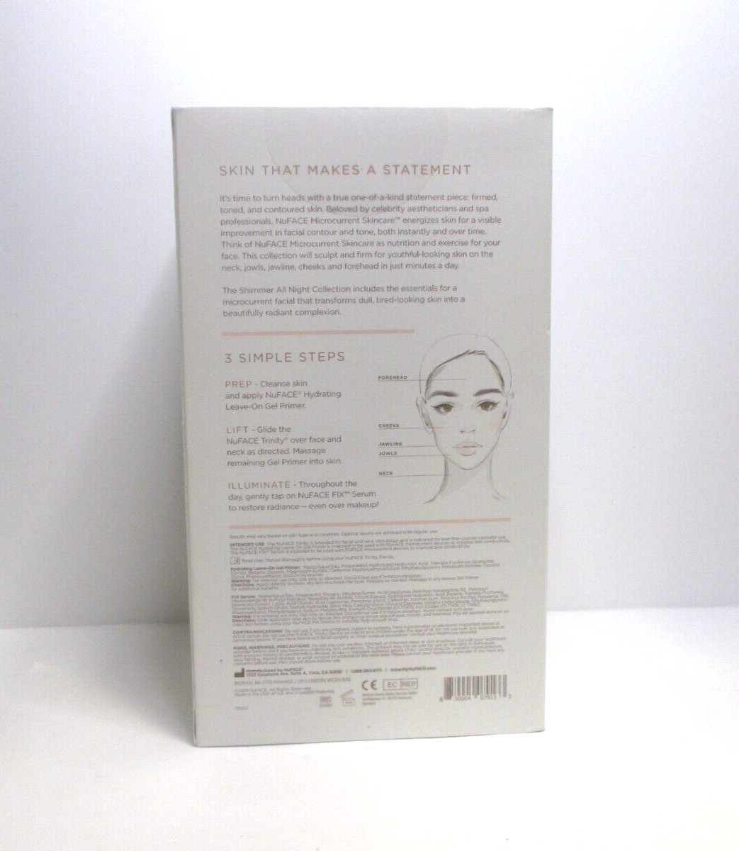 NUFACE TRINITY SHIMMER ALL NIGHT COLLECTION BOXED